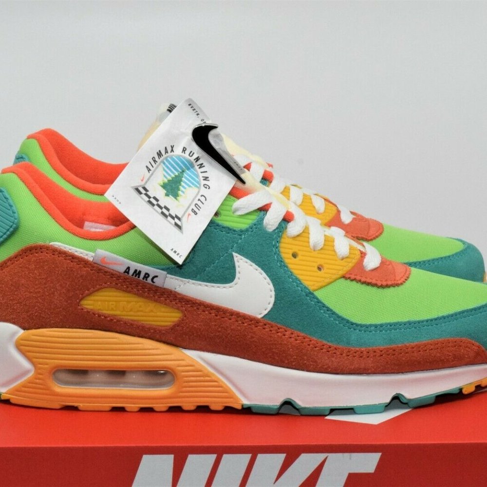 Nike Air Max 90 SE Shoes "Running Club" Roma Green DC9336-300